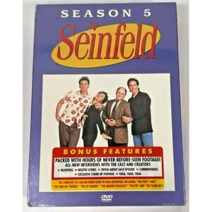 Seinfeld DVD Season 5 TV Series Purple New Sealed Remastered Box Set